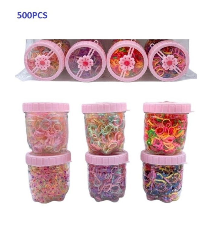 GOMITA 500PCS COLORIDOS CX.TRANSP.139756