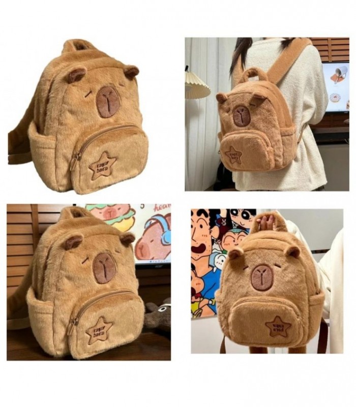 MOCHILA CAPYBARA PEQ PELO 139832