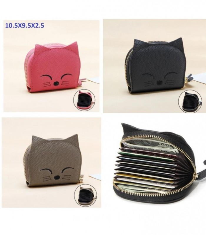 BILLETERA FEME GATO PEQ 10.5X9.5X2.5CM 139907