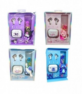 AURICULAR C-LLAVERO KUROMI-STITCH-MELO-CINNA 14128