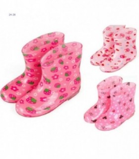 BOTA DE LLUVIA INF.24-28 ESTAMP3C ROSA 143246