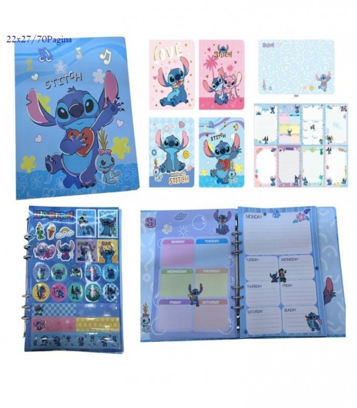 CUADERNO STITCH HOJA DE CARTA SC-6003