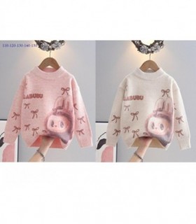 ABRIGO INF.DE HILO 110A150 LABUBU CUELLO ALTO14476