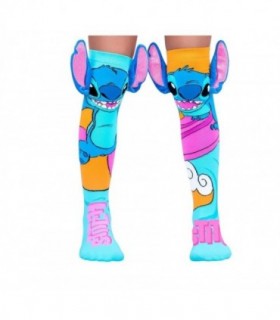 MEDIA LARGO 45CM STITCH 3D AZUL 144415