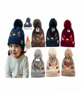GORRA INF. DINO C-POM POM C-PELO 144878