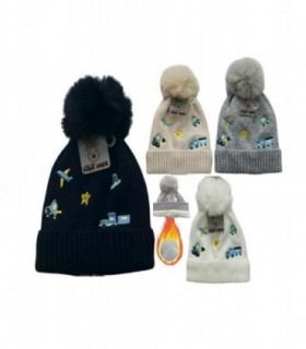GORRA INF.AUTITO C-POM POM C-PELO 144879