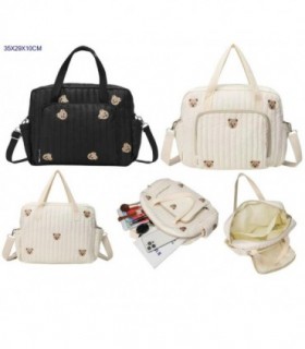 BOLSA DE BEBE 35X29X10CM 2C OSO 145234