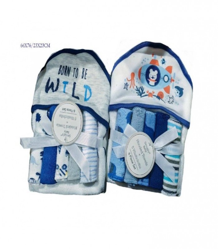 TOALLA DE BEBE 66X76CM C-5 TOALLITAS 145302