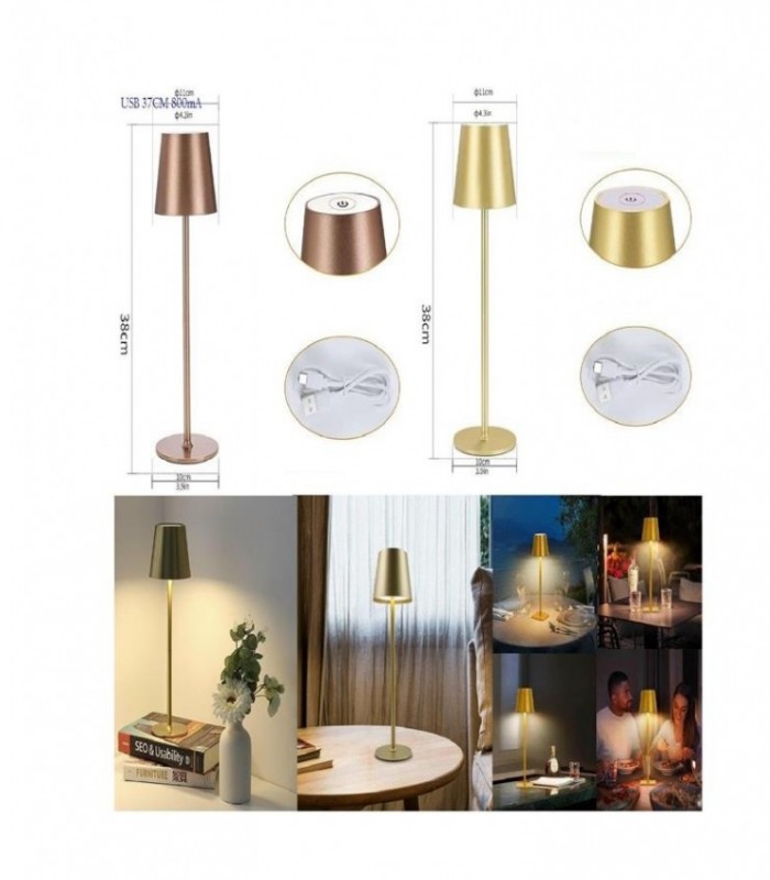 VELADOR LED 37CM USB DOR-MAR 145274