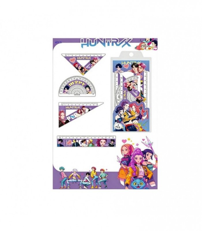 REGLA 15CM 4PCS KPOP HUNTERS 145257