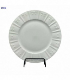 PLATO PORCELANA PLAYO 27CM 10.5 BLANCO