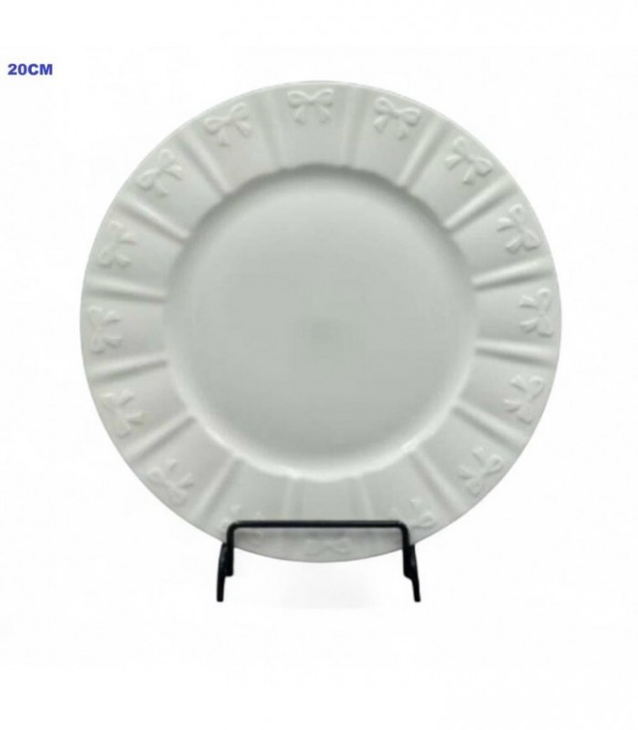 PLATO PORCELANA PLAYO 20CM 8 BLANCO 145211