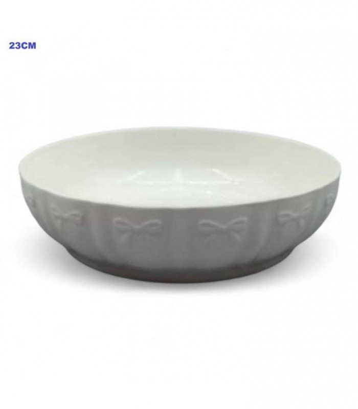 PLATO PORCELANA HONDO 23CM 8.5 BLANCO 145210