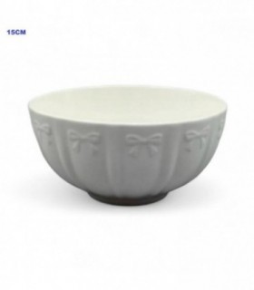BOLW PORCELANA 15CM 6 BLANCO MOÑO 145209