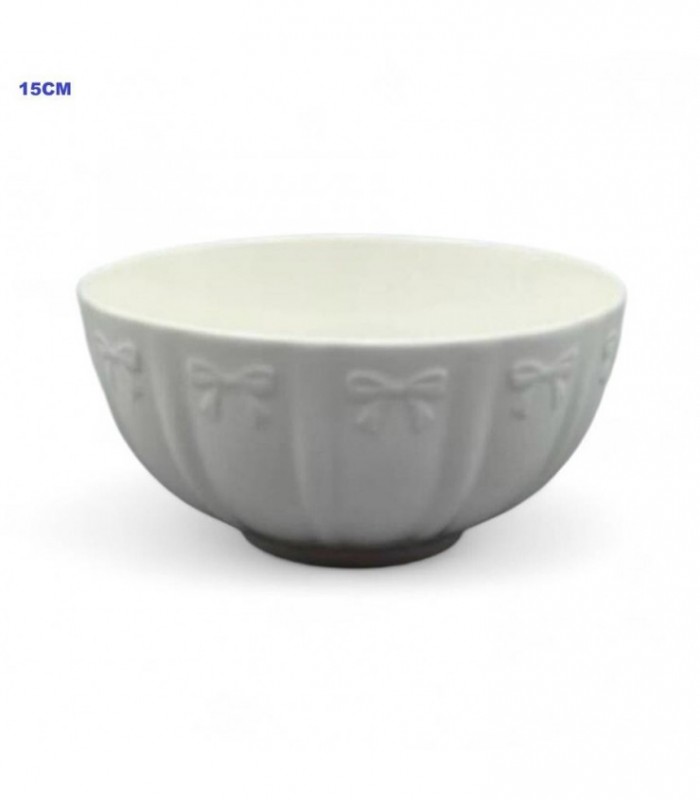 BOLW PORCELANA 15CM 6 BLANCO MOÑO 145209