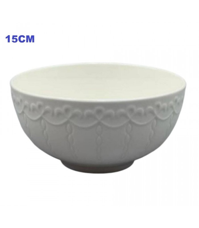 BOLW PORCELANA 15CM 6 BLANCO 145205