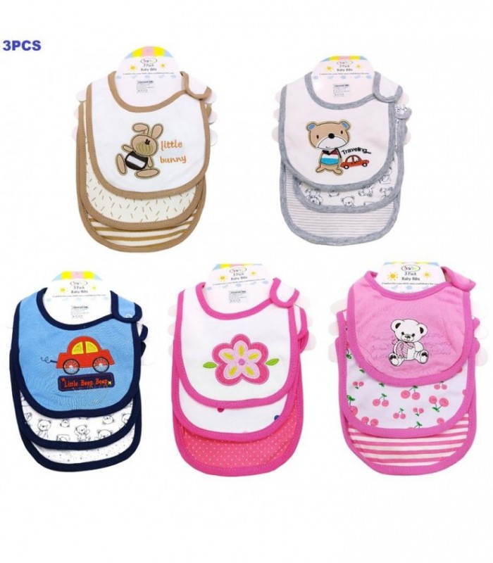 BABERO 3PCS C-DIS.VARIOS NENA-NENE 111355