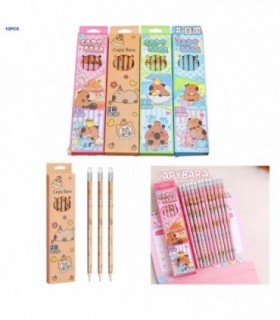 LAPIZ DE PAPEL 12PCS CAPYBARA 3697