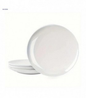 PLATO MELAMINA HONDO N10 25CM BLANCO 138008