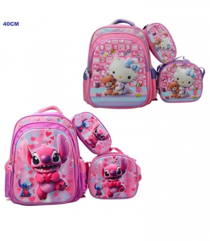 MOCHILA 3PCS N16 40CM KUROMI 139687