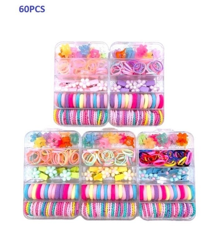AGOGO KIT.60PCS CX ACRILIC 4C GOMITA 139773