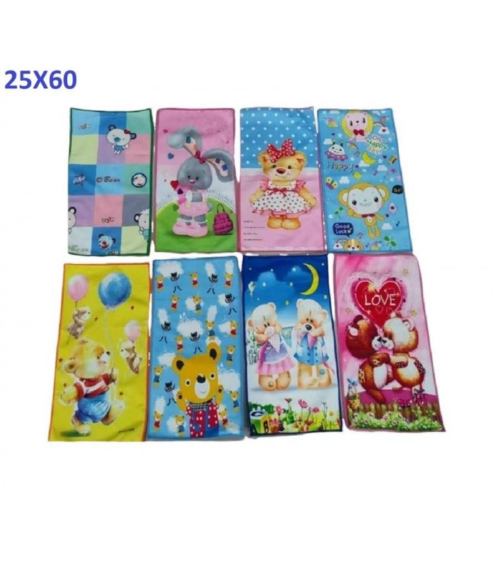 TOALLITA DE MANO 25X60 ESTAMPADAS 140621