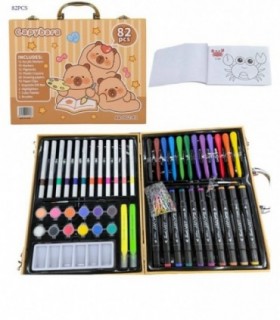 MALETA PINCEL 82PCS CAPYBARA AA-002-83