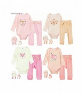 BODY-PANTALON 3PCS 03MA6-9M NENA KIT.144100