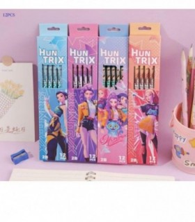 LAPIZ DE PAPEL 12PCS KPOP DEMON HUNTERS 3774