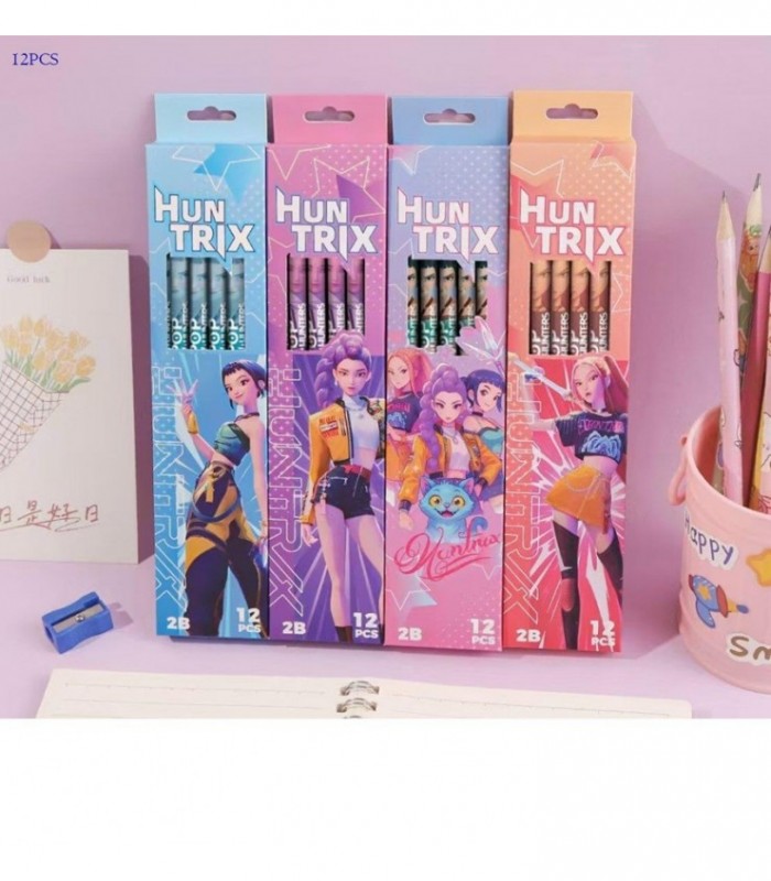 LAPIZ DE PAPEL 12PCS KPOP DEMON HUNTERS 3774