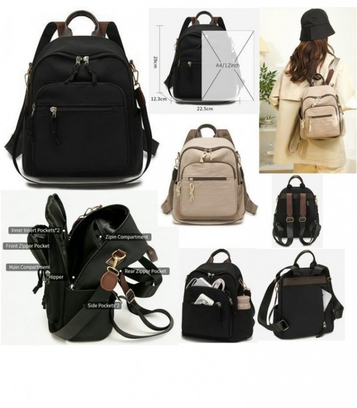 MOCHILA 2C LISO 29X22.5X12.3CM 145550
