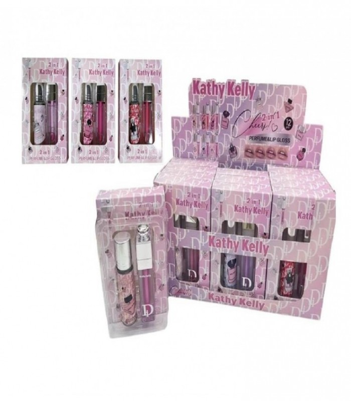 PERFUME LIP GLOSS 2PCS 3F DY213 G