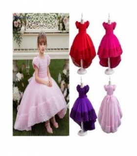 VESTIDO JUV.120A160 4C TUL 145877