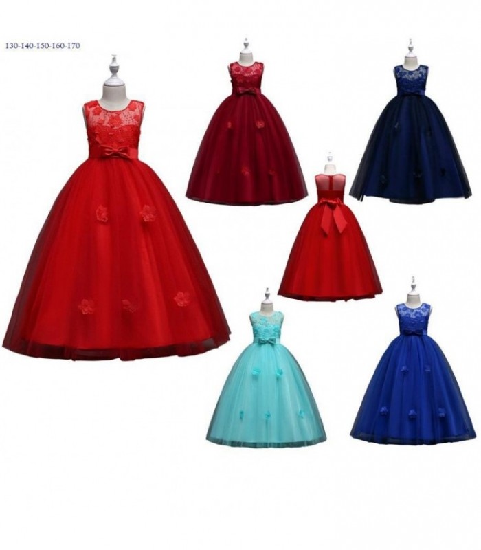 VESTIDO JUV.130A170 5C C-CINTO 145871