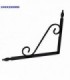 SOPORTE P-PARED METAL NEGRO 240X290MM
