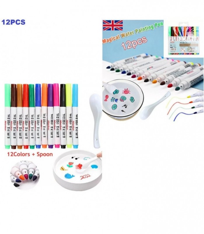 PINCEL C-CUCHARA MAGICA 12PCS WHITE G-801-12