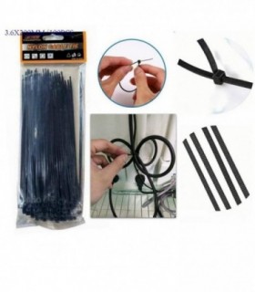 PRECINTA 3.6X200MM 100PCS NEGRO 131519