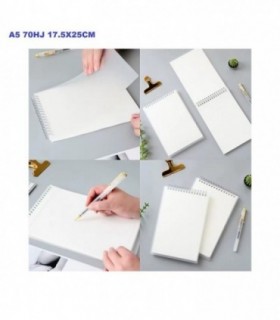 CUADERNO DE DIBUJO A5 70HJ 17.5X25CM B5-003-1