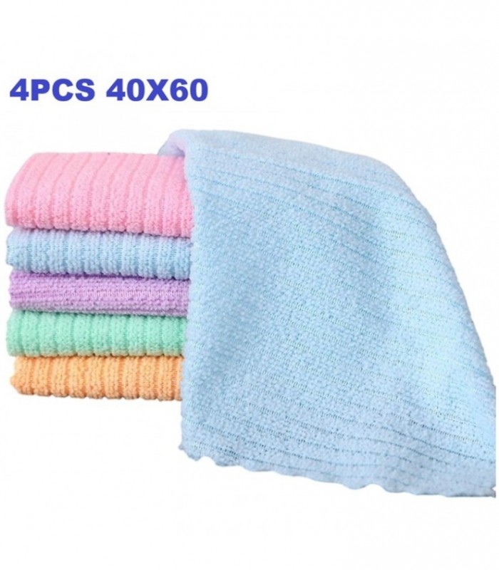 TRAPO MICROFIBRA 4PCS 40X60CM COLOR.138073