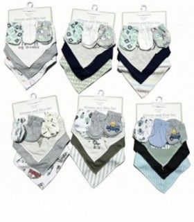BABERO BANDANA C-MANOPLA 6PCS NENE 145961