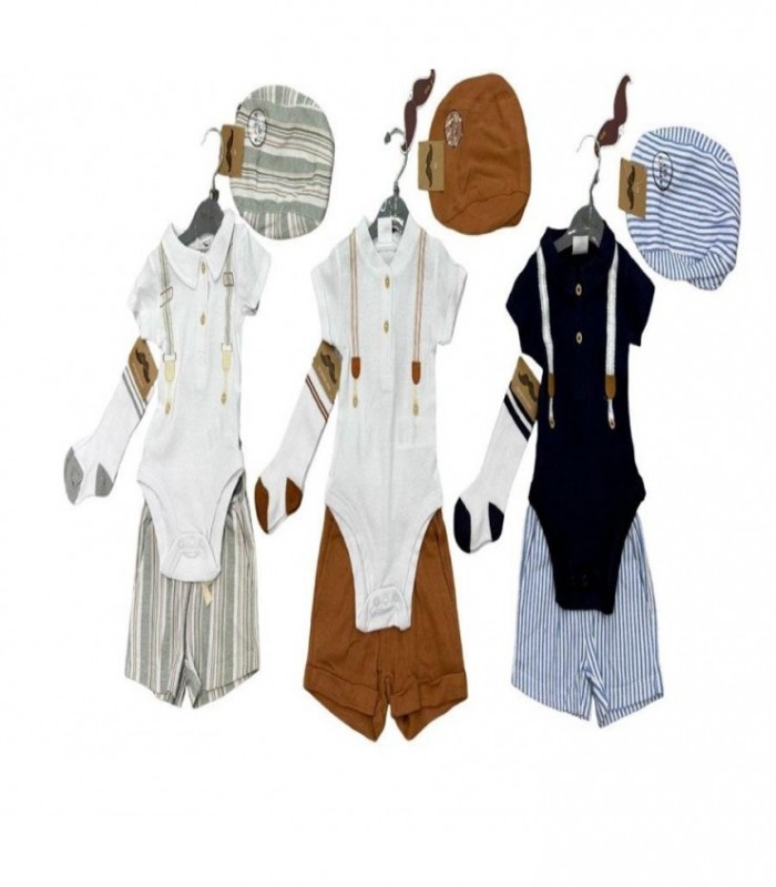 CONJ.4PCS BEBE BODY C-BOINA 0-3 3-6 6-9 145919