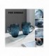 TAZA DE VIDRIO 300ML 1PC FLOR 145652