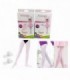 MEDIA FINA INFANTIL ROSA-BLANCO AIXIANGNI 134547