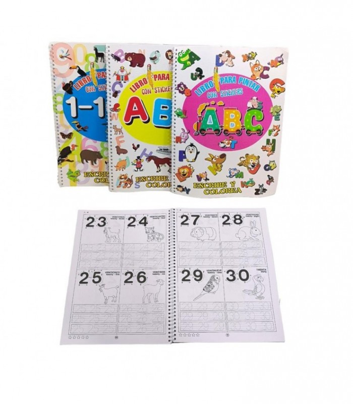 CUADERNO P-PINTAR Y APRENDER NUM-LETRAS ABC 135083