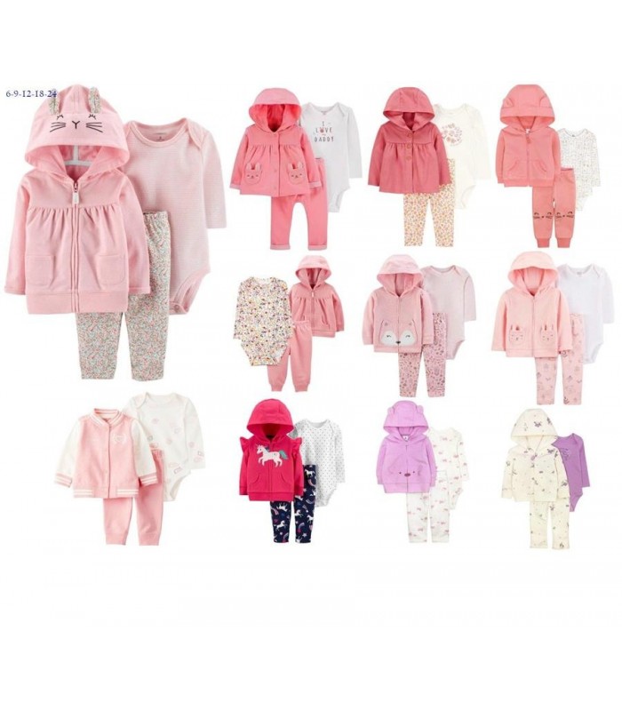 CONJ.INF NENA 3PCS 6-24M CAMP-BODY-PANT 8C 136241