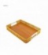 BANDEJA 26X16X4.5CM RECT.MADERA 146124-P