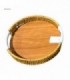 BANDEJA 27X27X4.5CM RED.MADERA 146126-M