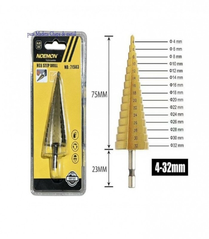 MECHA SCALONADA 4-32 MADERA-METAL NOEMON 146162