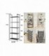 ESTANTE 145CMX27X50.5CM 145713 YH507-5
