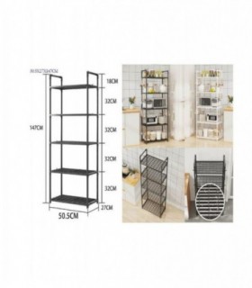 ESTANTE 145CMX27X50.5CM 145713 YH507-5